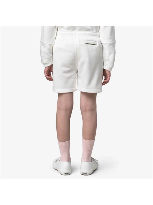 Short boy white K-WAY | K71434W/001